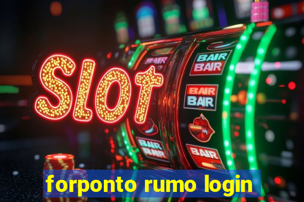 forponto rumo login